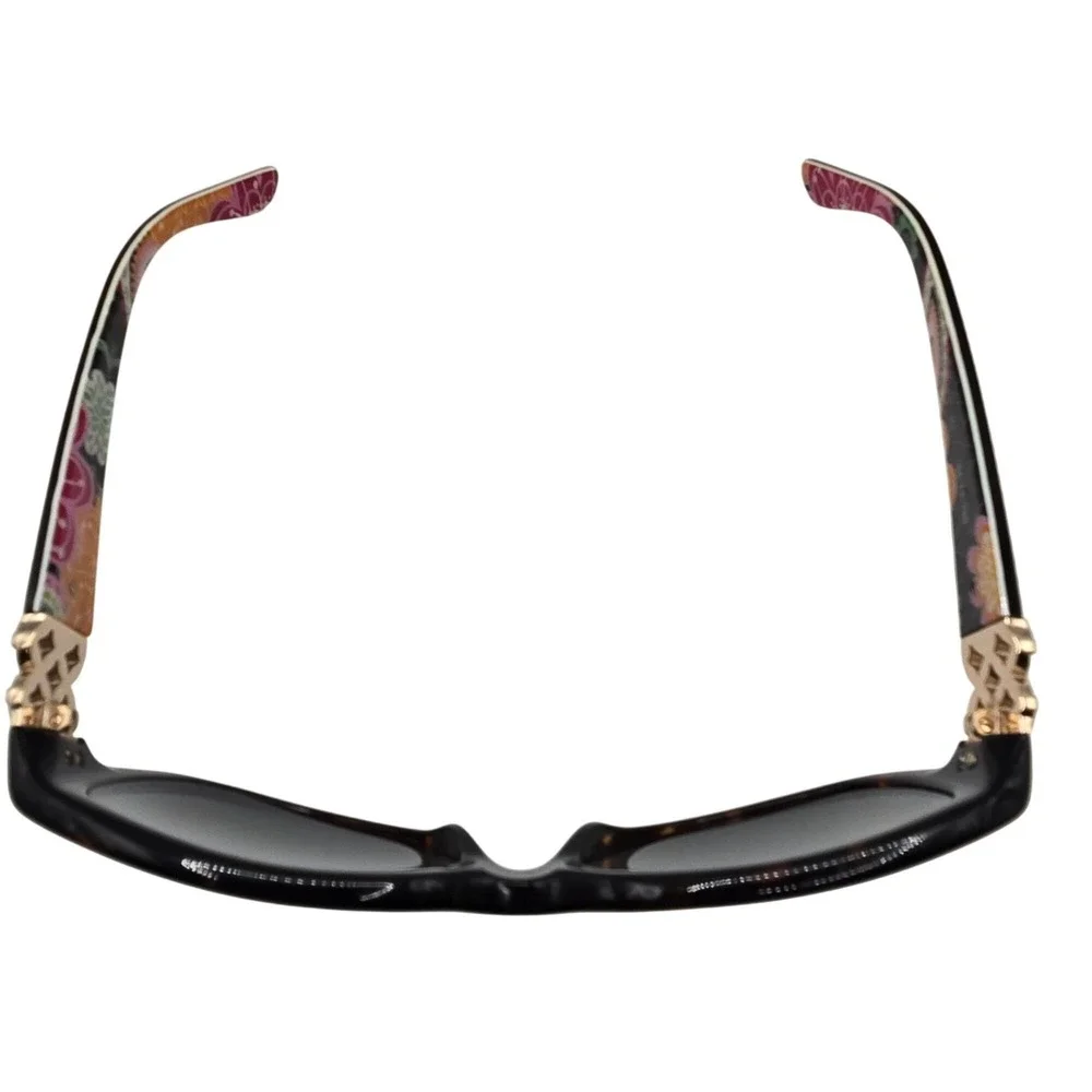Vera Bradley Women's Sunglasses Floral Temple Black Frame‎ UV400 55-16-130